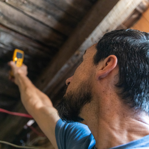 Moisture in crawl space